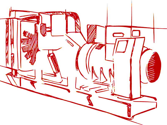 Высоковольтная ДГУ 1800 кВт 6,3 В двигатель Baudouin